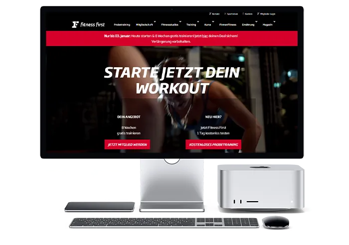 Fitness First Gutschein einlösen