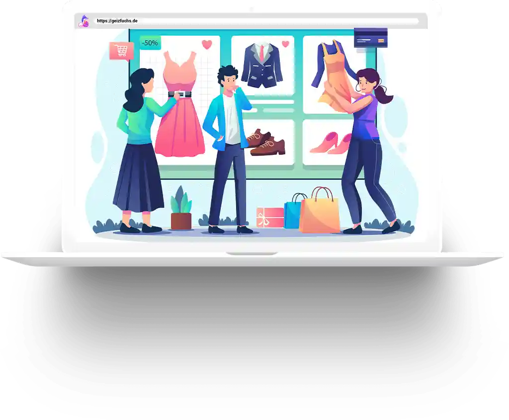 Onlineshop Übersicht