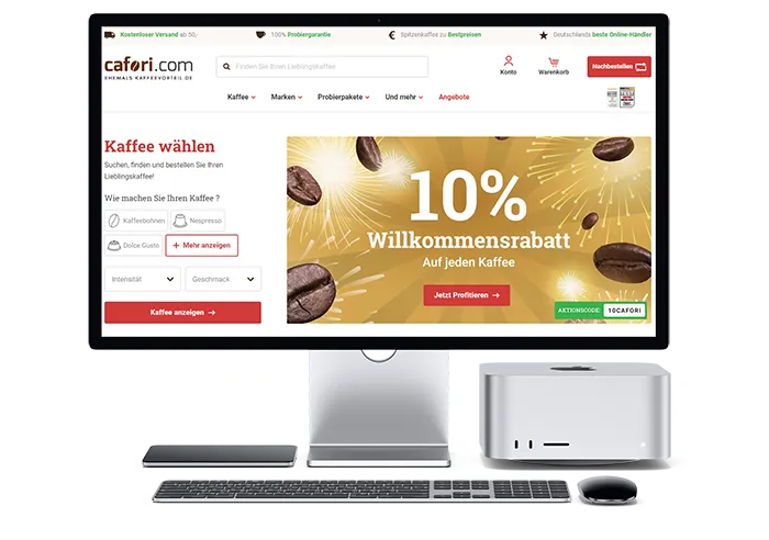 cafori Gutschein einlösen