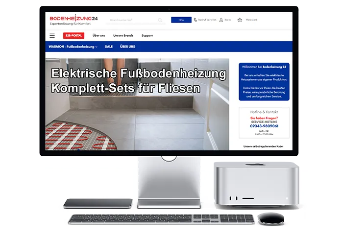 Bodenheizung 24 Gutschein einlösen