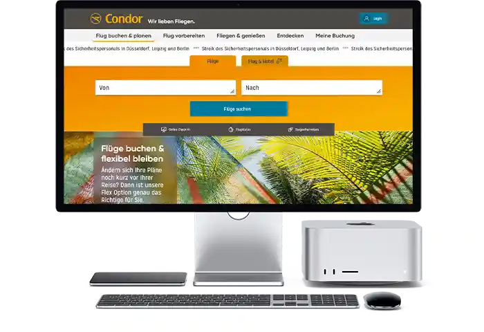 Condor Gutschein einlösen