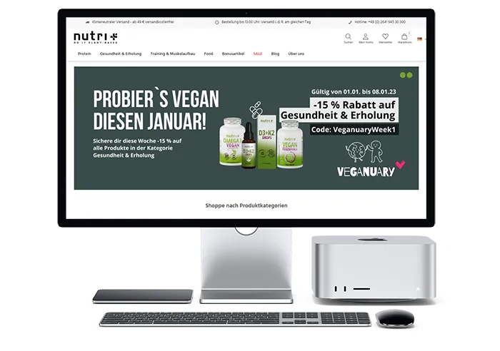 Nutri-Plus Gutschein einlösen