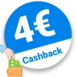 4€ Dein Stellplatz Cashback – AUF ALLES