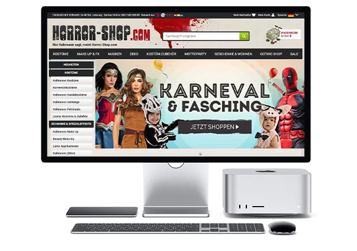 Horror-Shop Gutschein einlösen