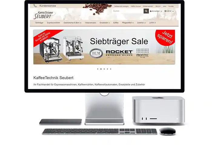 KaffeeTechnik Seubert Gutschein einlösen