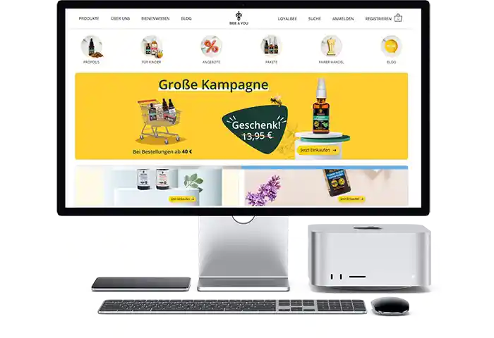 beeandyou Gutschein einlösen