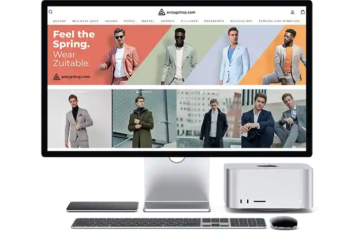 Anzugshop Gutschein einlösen