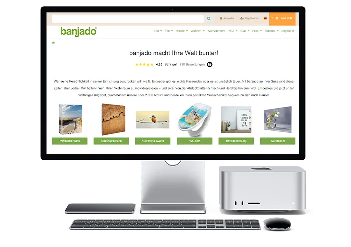 Banjado Gutschein einlösen