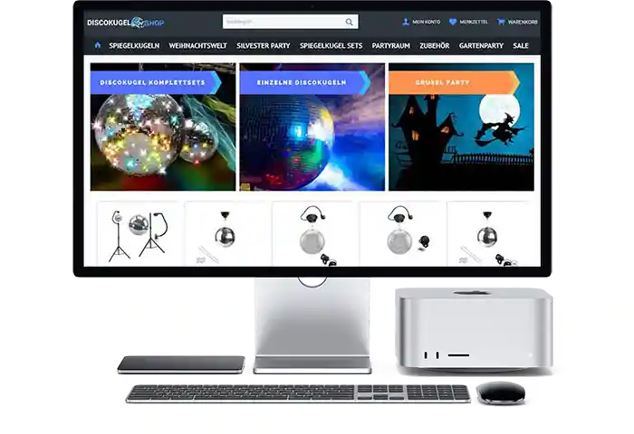 Discokugel-Shop Gutschein einlösen