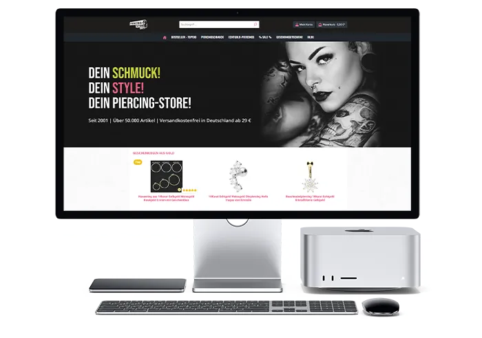 Piercing-Store Gutschein einlösen