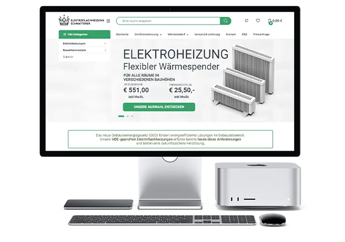 Elektroflachheizung Schnatterer Gutschein einlösen