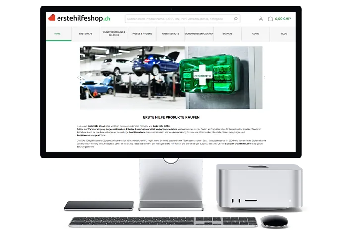 Erstehilfeshop.ch Gutschein einlösen