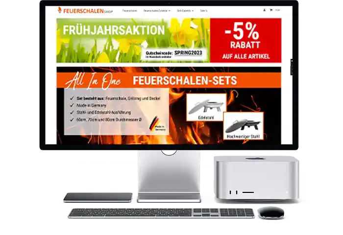 Feuerschalen Shop Gutschein einlösen