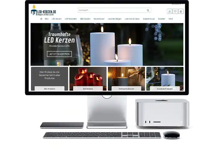 LED-Kerzen Gutschein einlösen