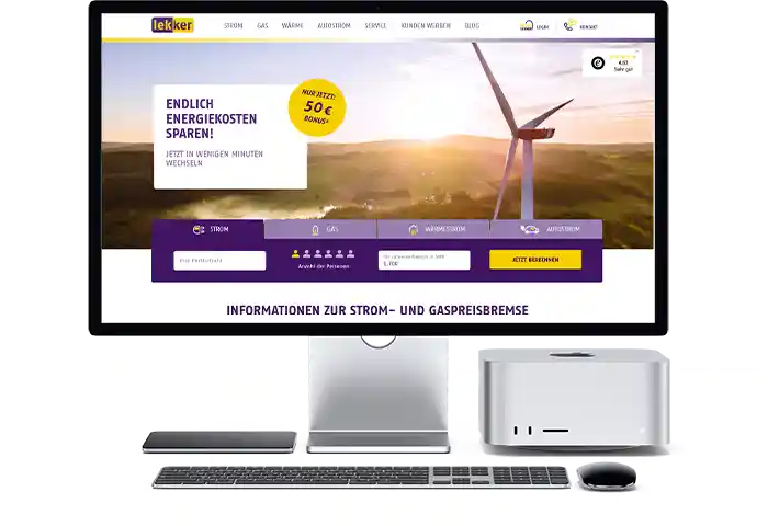 Lekker Energie Gutschein einlösen