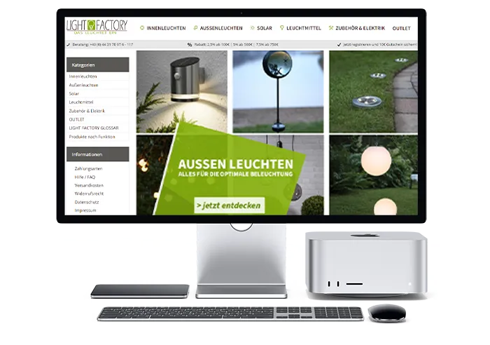 Light-Factory Gutschein einlösen