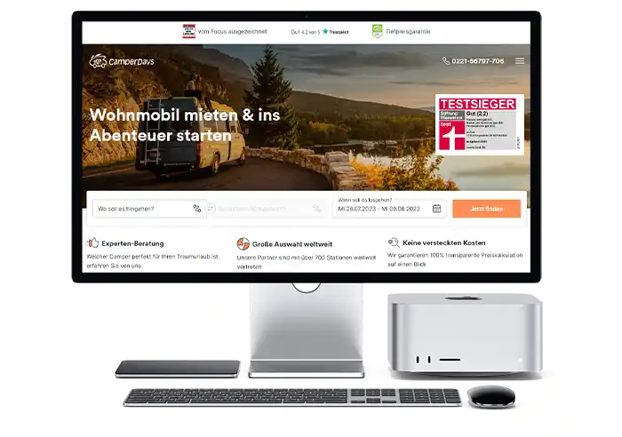 Camperdays Gutschein einlösen