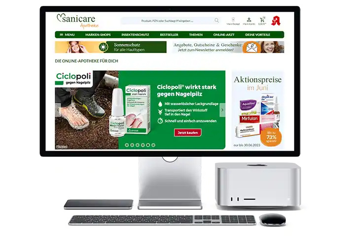 Sanicare Gutschein einlösen
