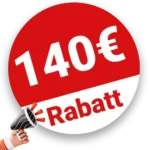 140€ sunpower4u Rabatt – Auf Sun Expert 800-Balkon