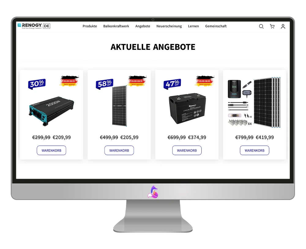 Renogy Gutschein einlösen