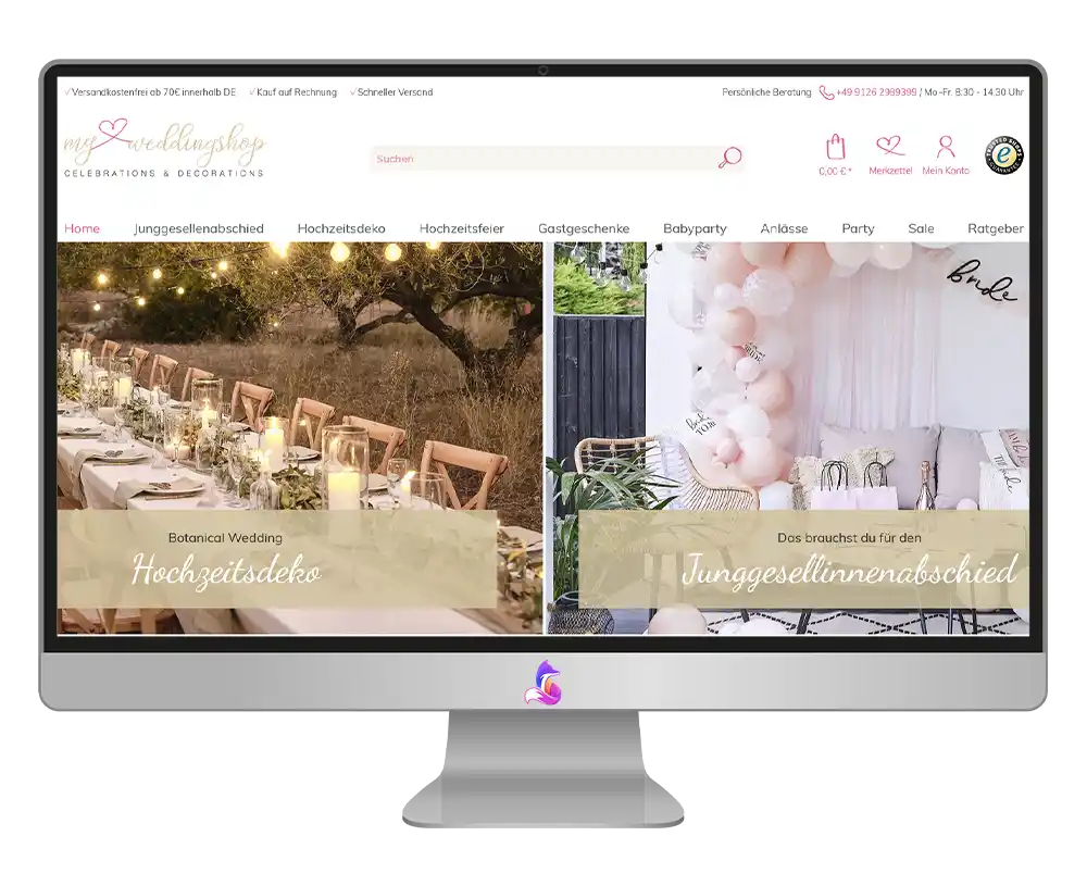My Weddingshop Gutschein einlösen