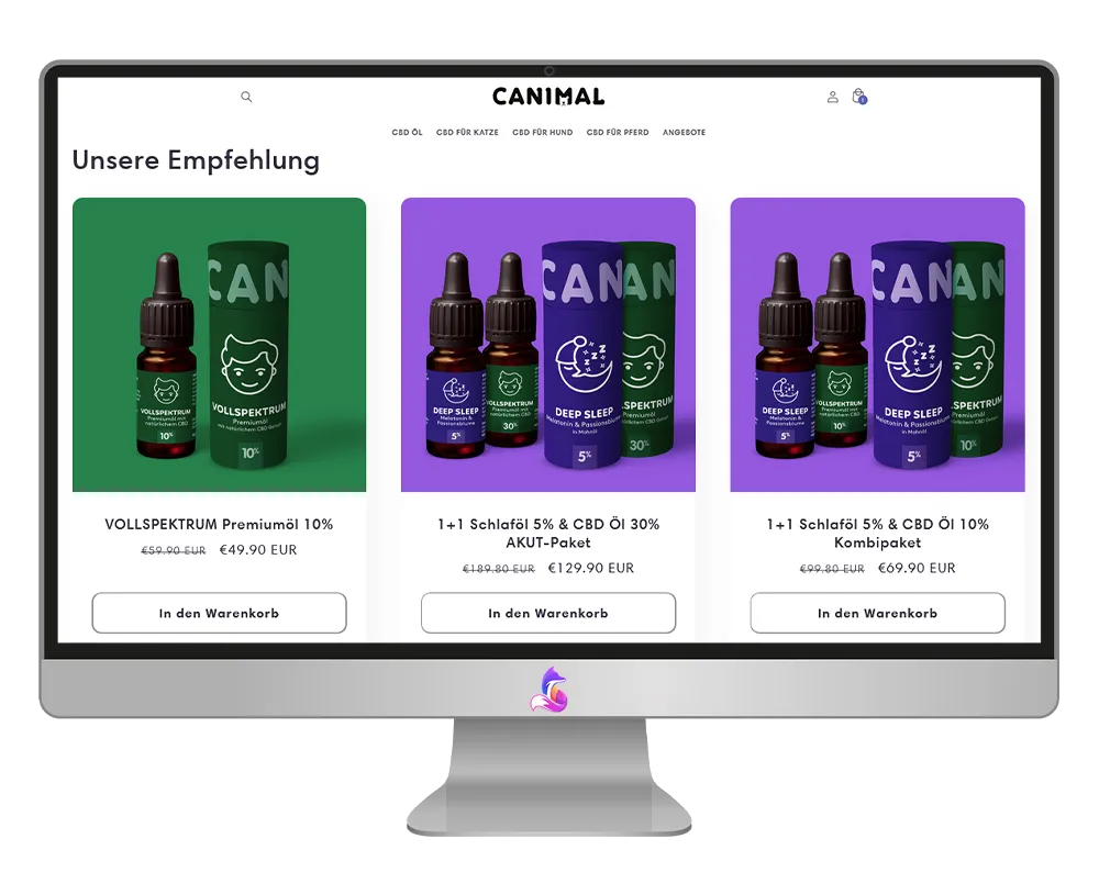 Canimal Gutschein einlösen