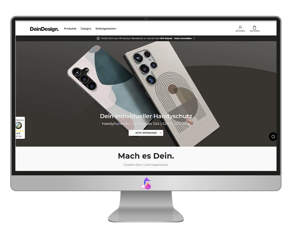DeinDesign Gutschein einlösen
