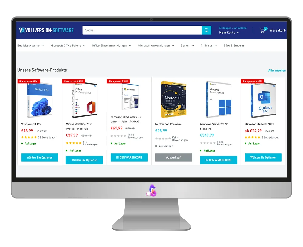 Vollversion-Software Gutschein einlösen