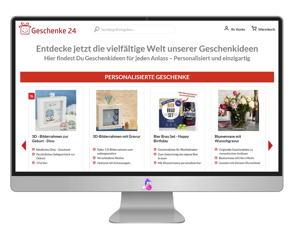 Geschenke 24 Gutschein einlösen