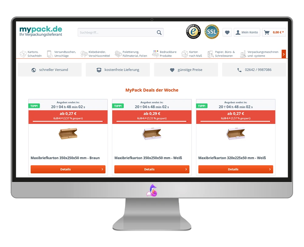 MYPACK Gutschein einlösen