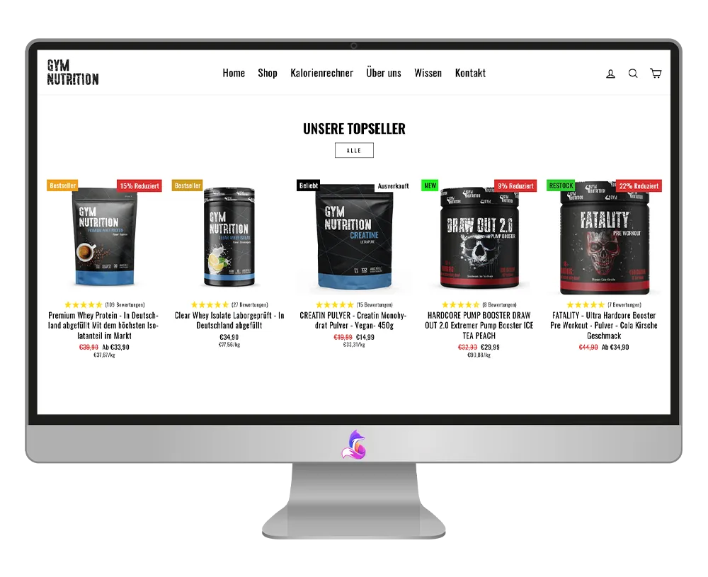 Gym Nutrition Gutschein einlösen