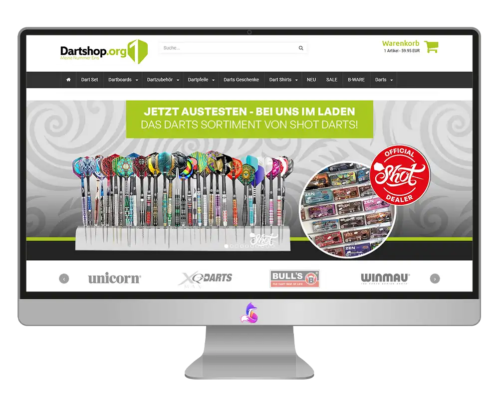 Dartshop.org Gutschein einlösen