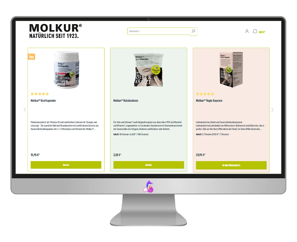Molkur Gutschein einlösen