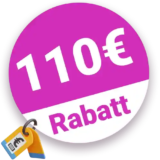 110€ Blau Gutschein – Freund/in werben