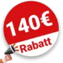 140€ sunpower4u Rabatt – Auf Sun Expert 800-Balkon