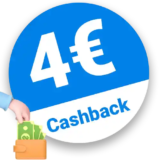 4€ Dein Stellplatz Cashback – AUF ALLES