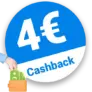4€ Dein Stellplatz Cashback – AUF ALLES