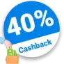 40% gamed Cashback – AUF ALLES