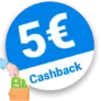 5€ + 4,8% Display Sales Cashback