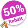 50%  Mediashop Rabatt – Auf 1+1 Gratis Produkte