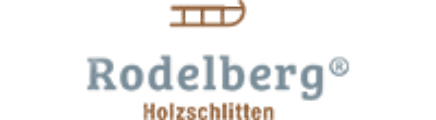 Rodelberg Holzschlitten